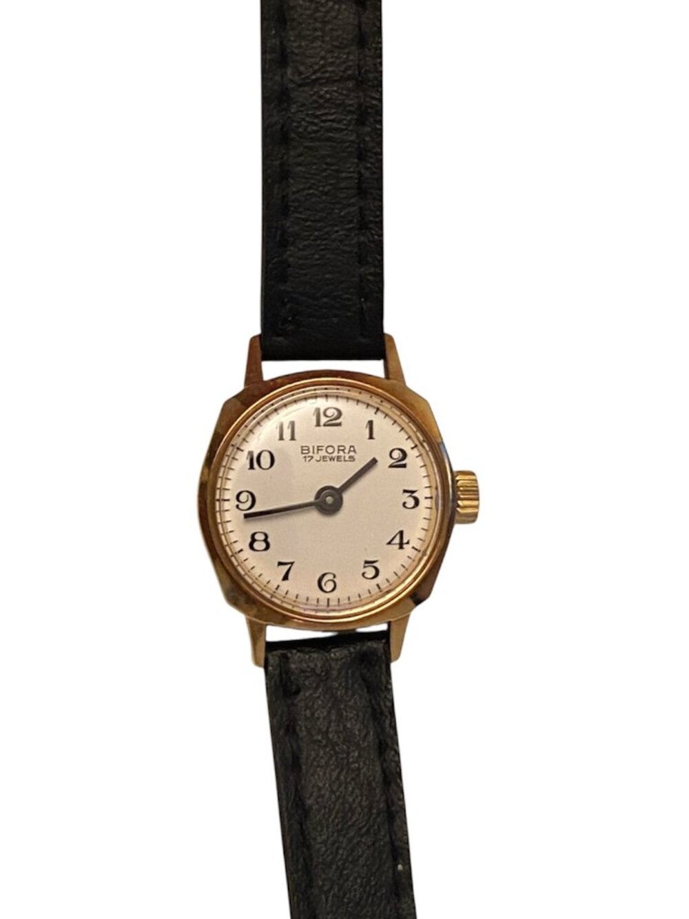 Vintage Bifora 17 Jewels Ladies Mechanical Wind Up Watch Original Box Germany